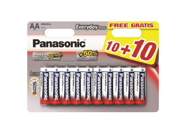PANASONIC PILE 10+10 GRATUITES LR06