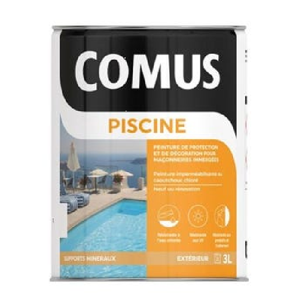 COMUS PISCINE BLEU 3L   *